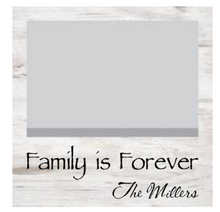 Load image into Gallery viewer, White Faux Wood Photo Frame - Laser Engravable